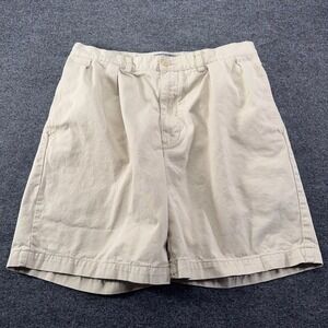 Polo Ralph Lauren Tyler Short Mens 35 Khaki Tan Pleated Cotton Chino Shorts 7in